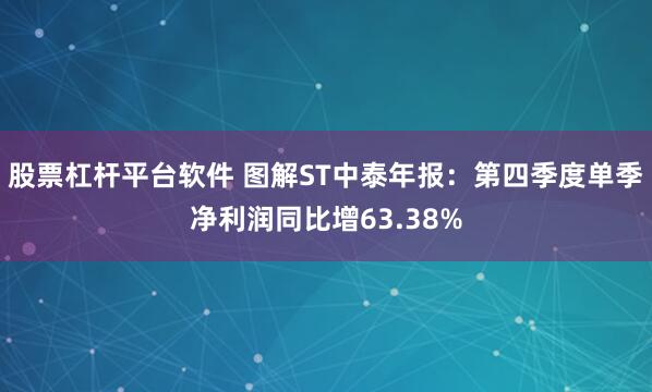 股票杠杆平台软件 图解ST中泰年报：第四季度单季净利润同比增63.38%