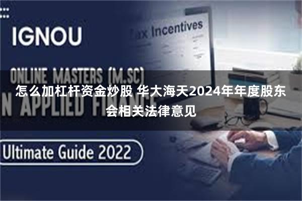 怎么加杠杆资金炒股 华大海天2024年年度股东会相关法律意见